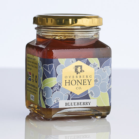 Raw blueberry honey