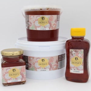 Raw fynbos honey range