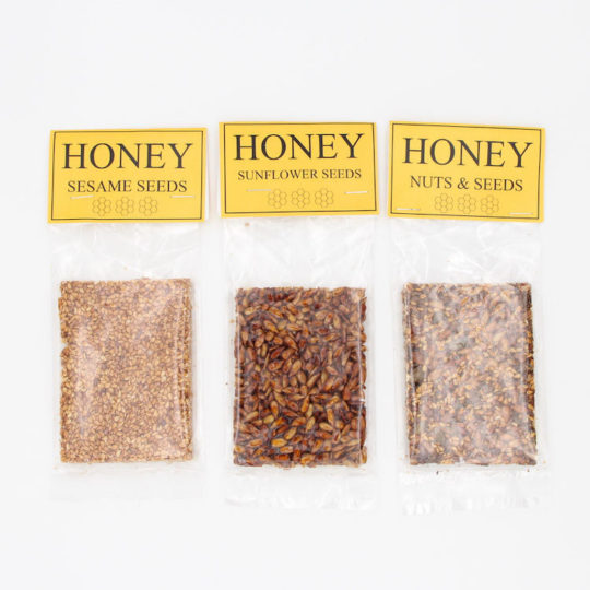 Honey seed snacks range